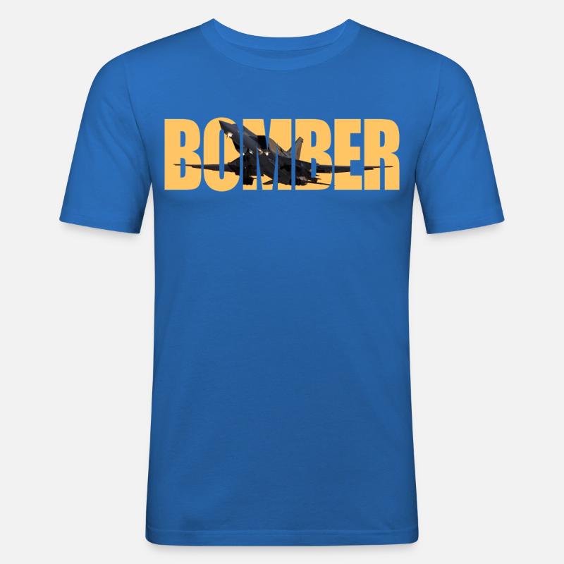 Bomber Tu-22 M3 - Men's Slim Fit T-Shirt - royal blue