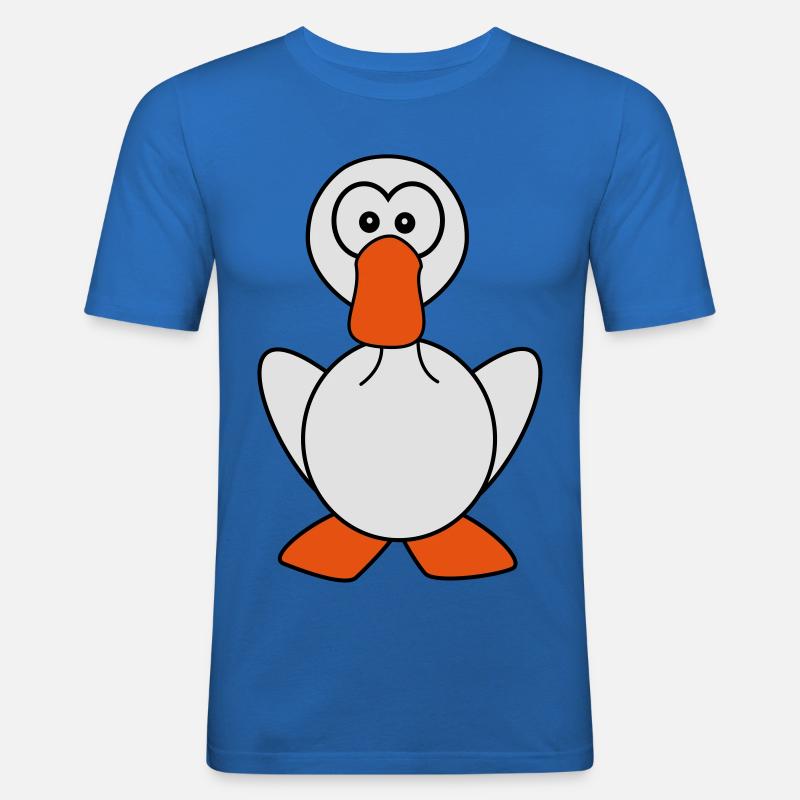 oca - Maglietta aderente da uomo - blu royal