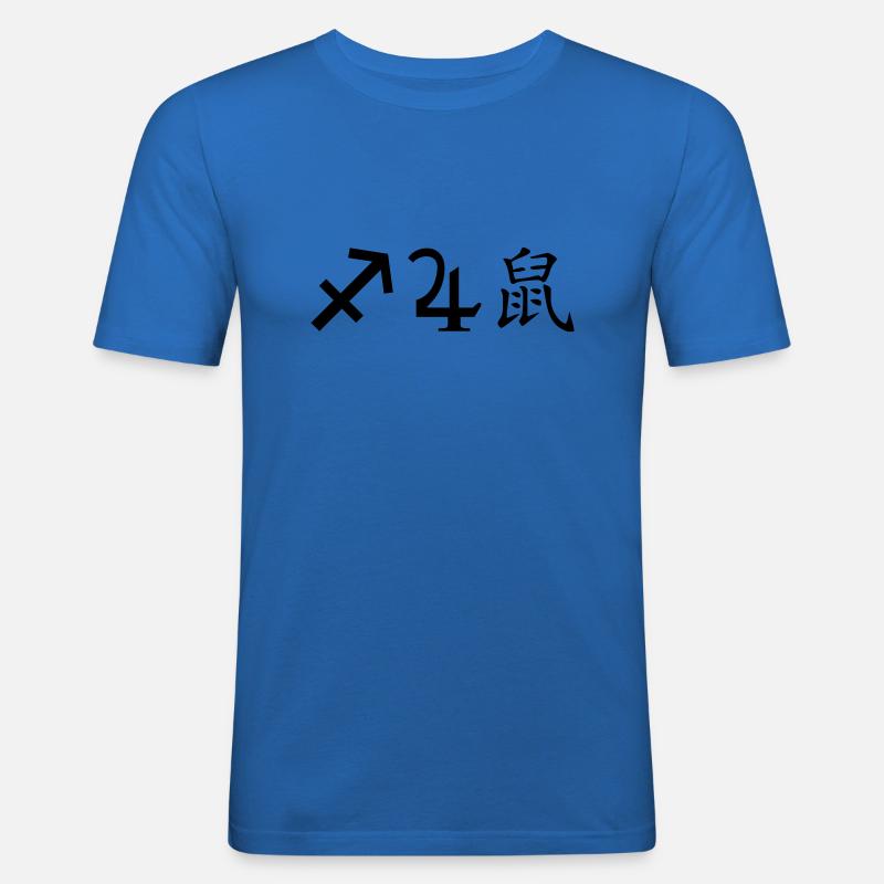 schütze jupiter ratte - Männer Slim Fit T-Shirt - Königsblau