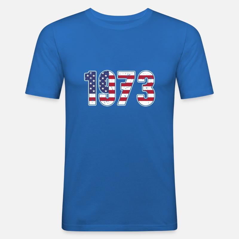 1973 Pro Roe - Men's Slim Fit T-Shirt - royal blue