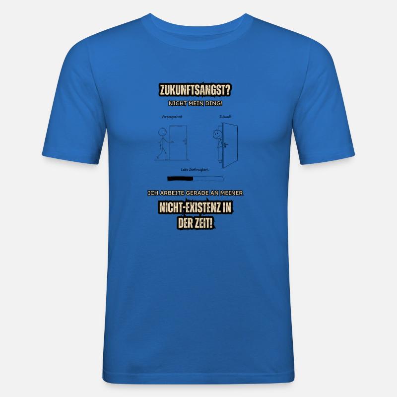 Zeitlosigkeit wird geladen... - Männer Slim Fit T-Shirt - Königsblau