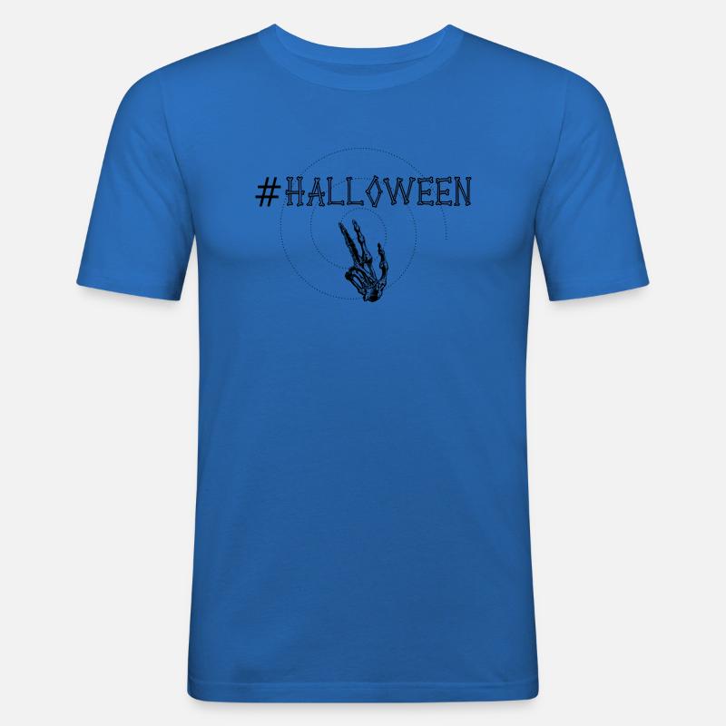 HALLOWEEN - SÜSSES ODER SAURES - Männer Slim Fit T-Shirt - Königsblau