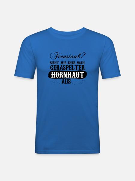 Anti-Feenstaub - Männer Slim Fit T-Shirt - Königsblau