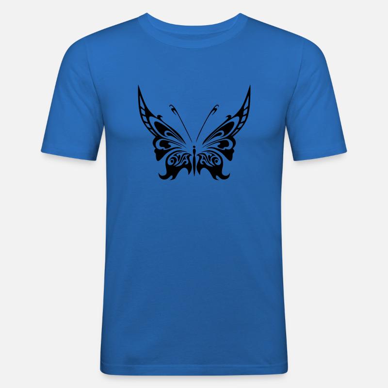 schmett2 - Männer Slim Fit T-Shirt - Königsblau