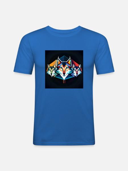 3b44a0d8 66fa 4017 b16c f49914dff8bf - Männer Slim Fit T-Shirt - Königsblau