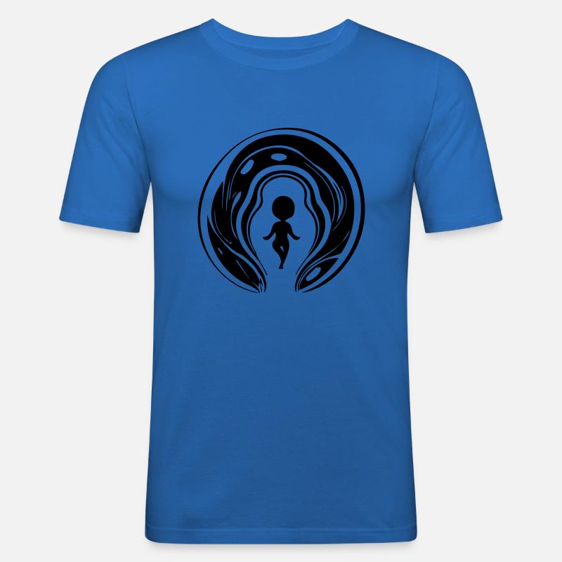 Geburt eines Babys - Männer Slim Fit T-Shirt - Königsblau