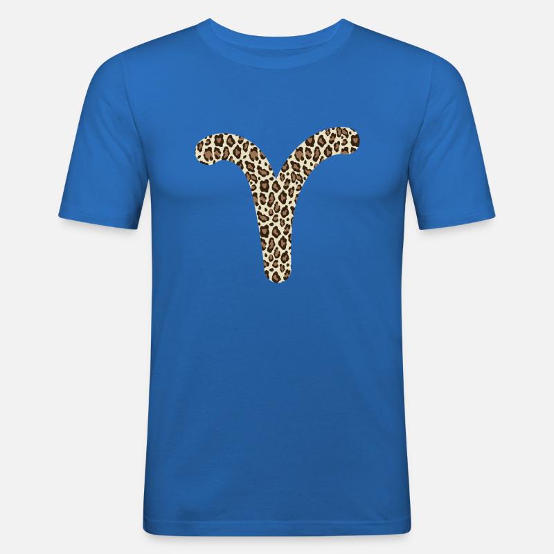 Sternzeichen Widder - Männer Slim Fit T-Shirt - Königsblau