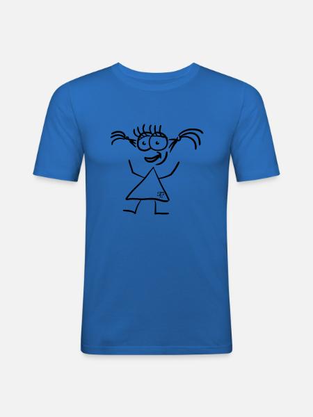 Die kleinste Größte - Männer Slim Fit T-Shirt - Königsblau