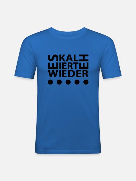 Eskaliert 3 - Männer Slim Fit T-Shirt - Königsblau