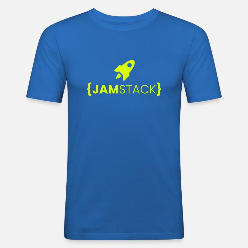 JAMstack - Javascript, APIs, Markup Design - Männer Slim Fit T-Shirt - Königsblau