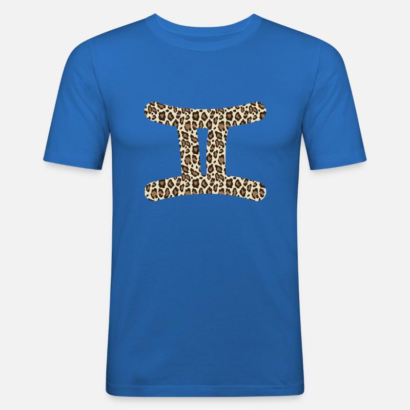 Sternzeichen Zwillinge - Männer Slim Fit T-Shirt - Königsblau