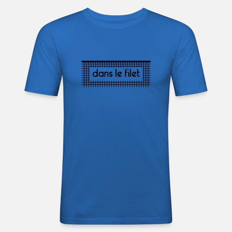 Im Netz Let Net - anpassbar - Männer Slim Fit T-Shirt - Königsblau