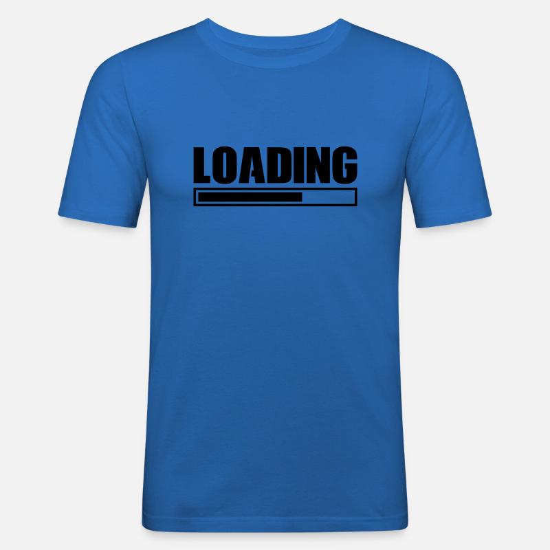 loading - Männer Slim Fit T-Shirt - Königsblau