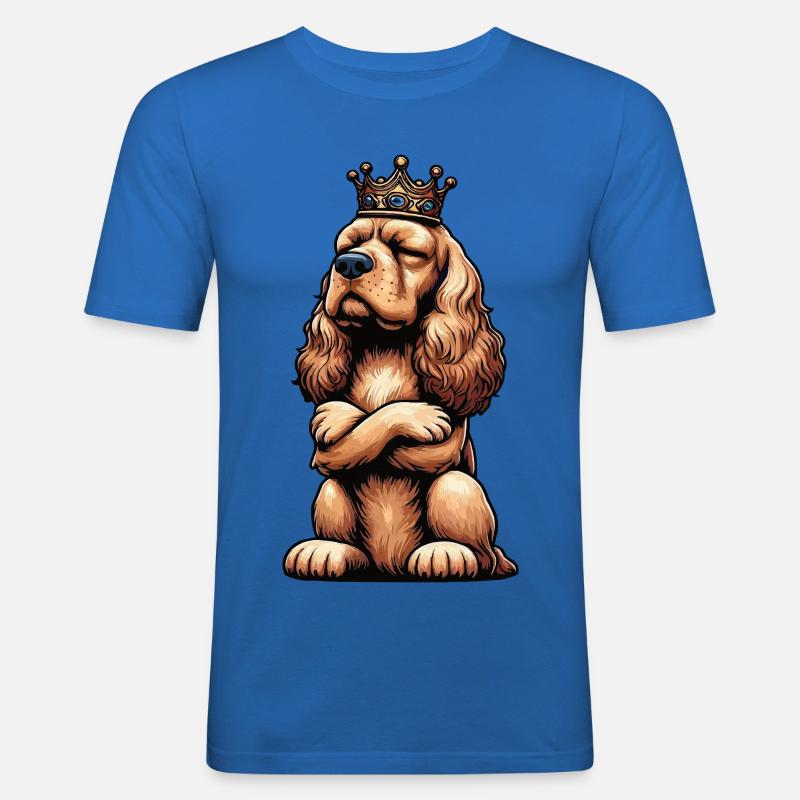 Cocker Spaniel Cockerhund Cocker Spaniel Besitzer - Männer Slim Fit T-Shirt - Königsblau