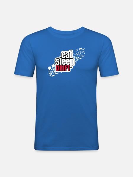 Eat Sleep Drift - Men's Slim Fit T-Shirt - royal blue