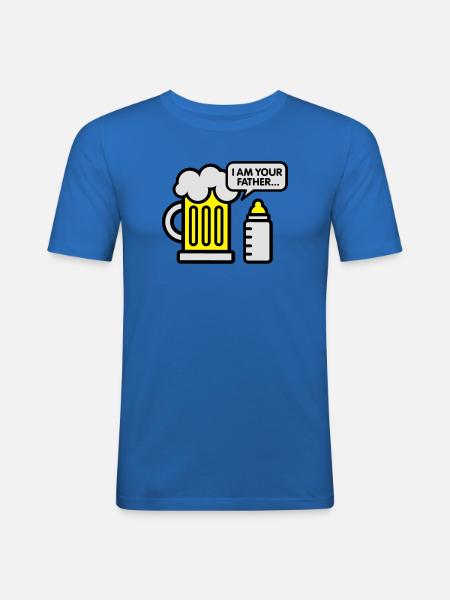 I am your father - T-shirt près du corps Homme - bleu roi