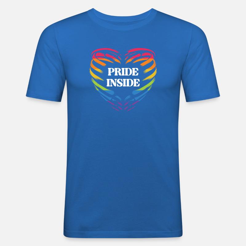 LGBT Pride Monat - Pride Inside - Männer Slim Fit T-Shirt - Königsblau