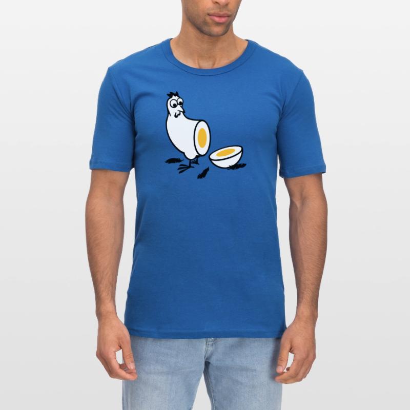 Huhn oder Ei Männer Slim Fit T-Shirt
