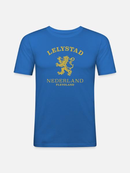 Lelystad, Norway, Norway - Men's Slim Fit T-Shirt - royal blue