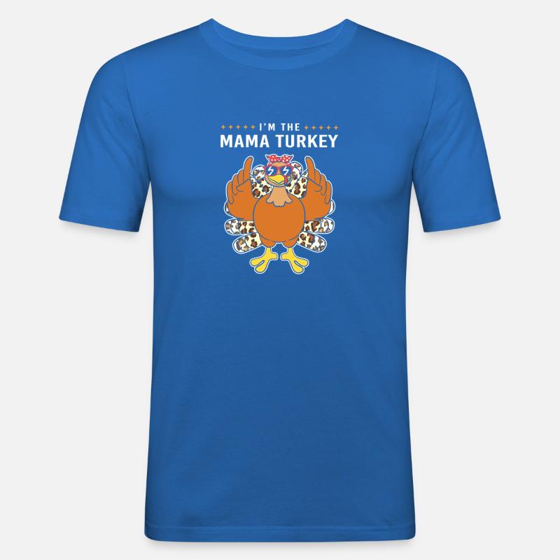 Thanksgiving Mama Mutter Oma Großmutter - Männer Slim Fit T-Shirt - Königsblau
