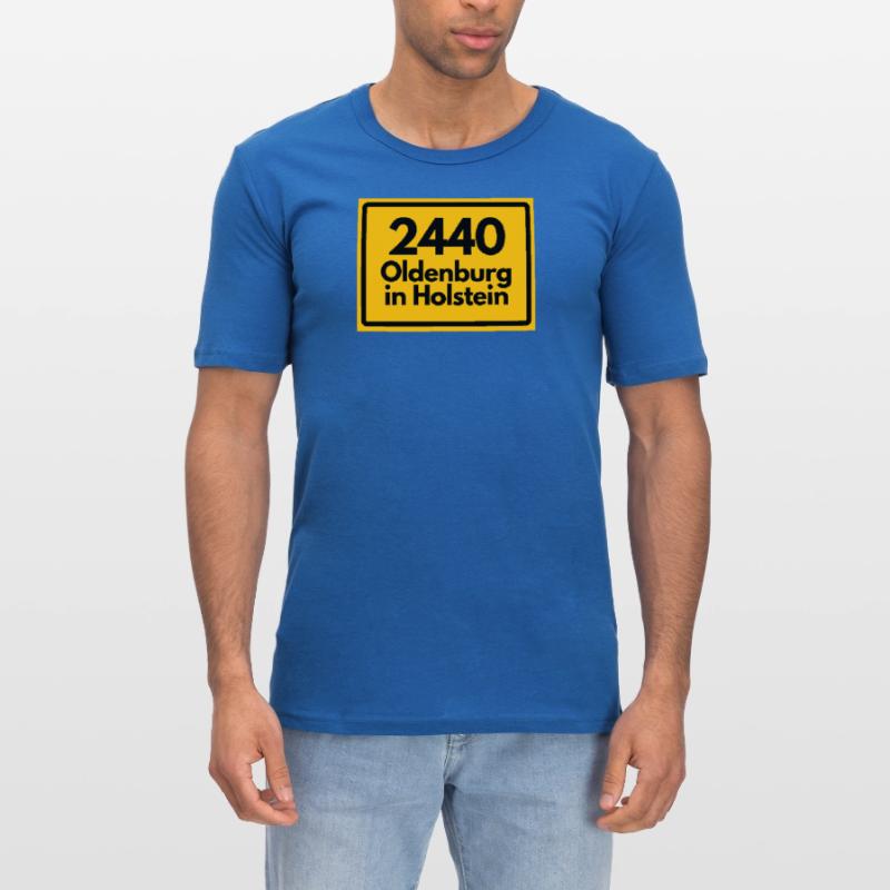 OLD POSTCODE POSTCODE 2440 OLDENBURG IN HOLSTEIN Men's Slim Fit T-Shirt