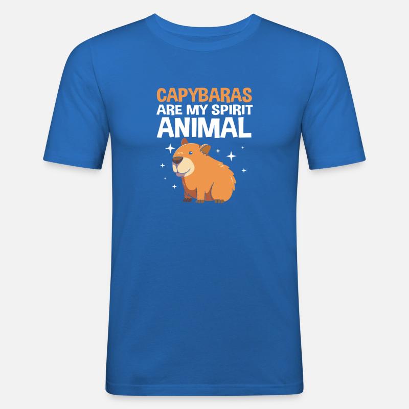 Capybara Capibara - Männer Slim Fit T-Shirt - Königsblau