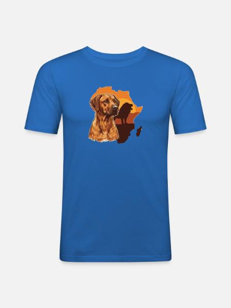 Rhodesian Ridgeback - Men's Slim Fit T-Shirt - royal blue
