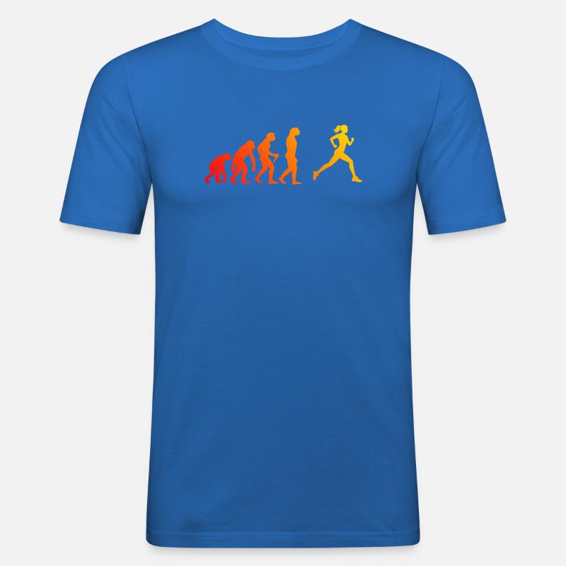 Geschenkidee für eine Running mit Running - Männer Slim Fit T-Shirt - Königsblau
