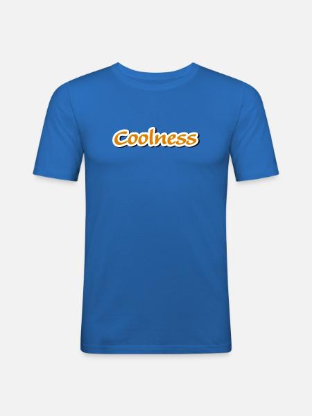 coolness claim Vectorgraphic - Men's Slim Fit T-Shirt - royal blue