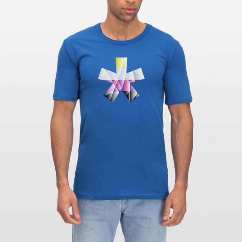 Asterisk Non Binary Männer Slim Fit T-Shirt