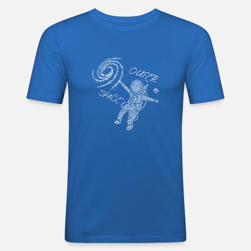 Raumfahrer Astronaut Outer Space - Männer Slim Fit T-Shirt - Königsblau