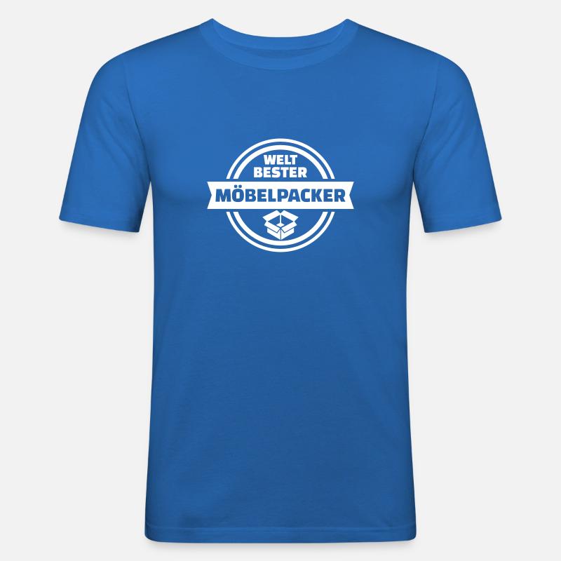 Möbelpacker - Männer Slim Fit T-Shirt - Königsblau