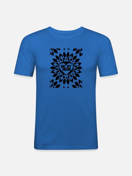 Best Mom - Männer Slim Fit T-Shirt - Königsblau