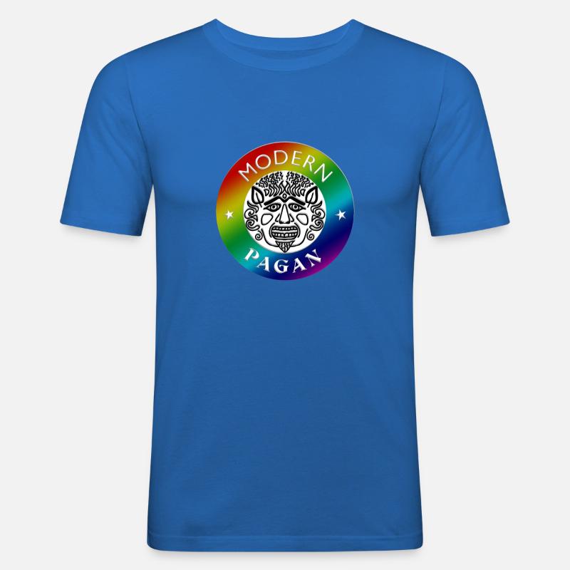 Den moderne hedning - Herre Slim Fit T-Shirt - kongeblå