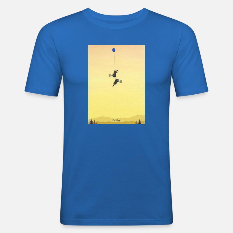 Schwimmende Mäuse-Abenteuer - Männer Slim Fit T-Shirt - Königsblau