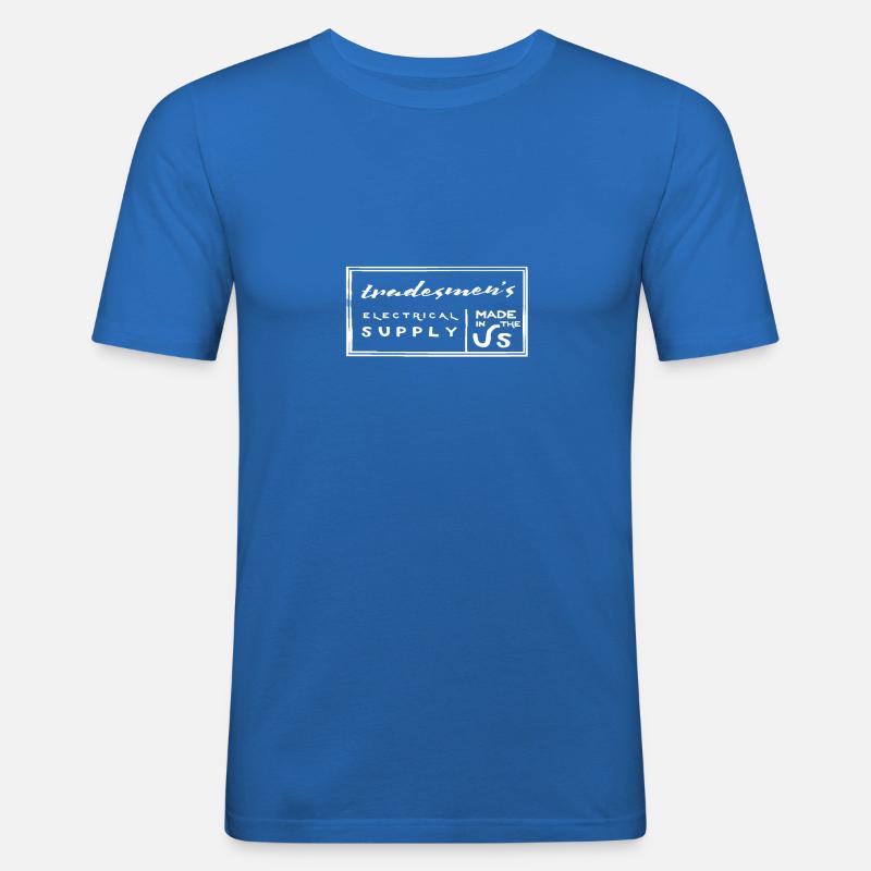 Elektriker WT Electrical - Männer Slim Fit T-Shirt - Königsblau