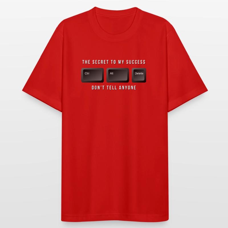 Technischer Support oder IT-Mitarbeiter oder -Mädel Männer T-Shirt atmungsaktiv