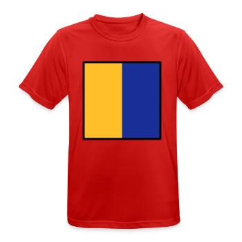 Kilo - Männer T-Shirt atmungsaktiv - Rot - Vorne - AI Model Male 185 dark (185cm)