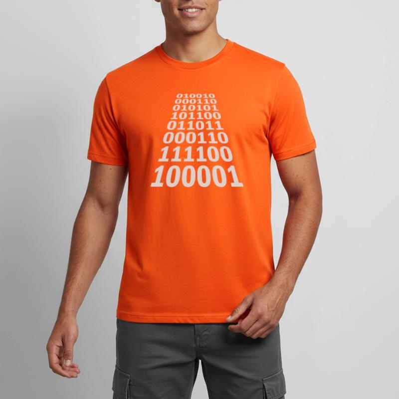 Binary Code Program Language Men's Breathable T-Shirt