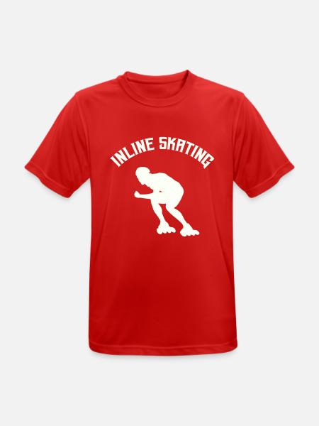Roller - T-shirt respirant Homme - rouge