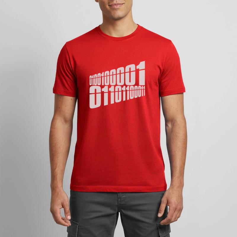 Binary Code Program Language Men's Breathable T-Shirt