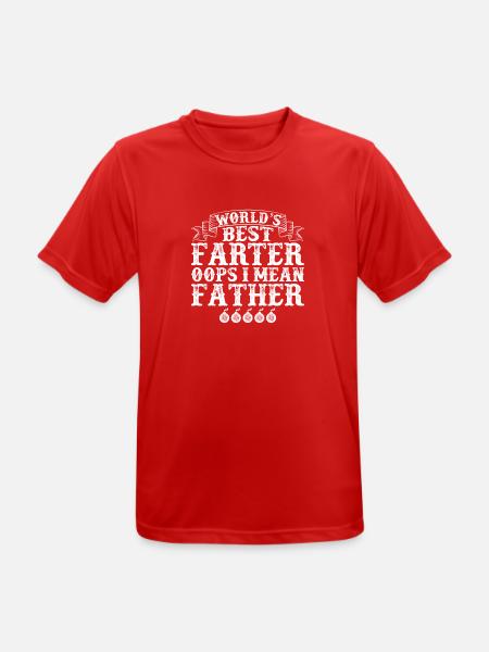 World's Greatest Farter - Men's Breathable T-Shirt - red