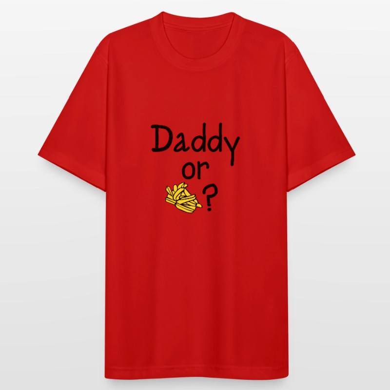 Daddy oder Chips? Männer T-Shirt atmungsaktiv