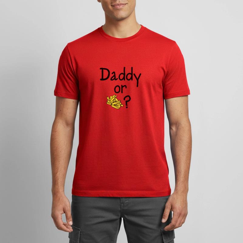 Daddy oder Chips? Männer T-Shirt atmungsaktiv