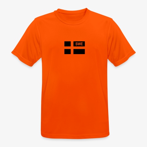 Swedish Tactical flag Sweden - Sverige - SWE - Andningsaktiv T-shirt herr