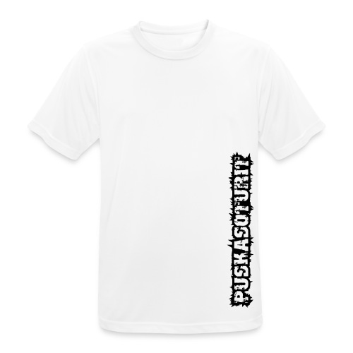 PS Tekstilogo (mono) - miesten tekninen t-paita