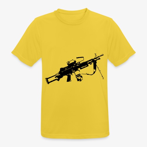 FN Minimi Para machine gun M249 SAW Kulspruta 90 - Andningsaktiv T-shirt herr