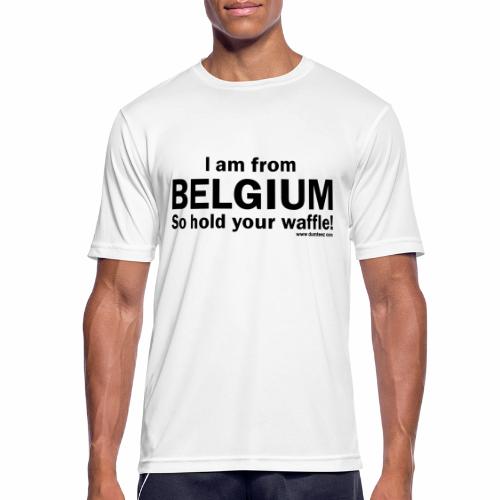 From Belgium - Mannen T-shirt ademend actief