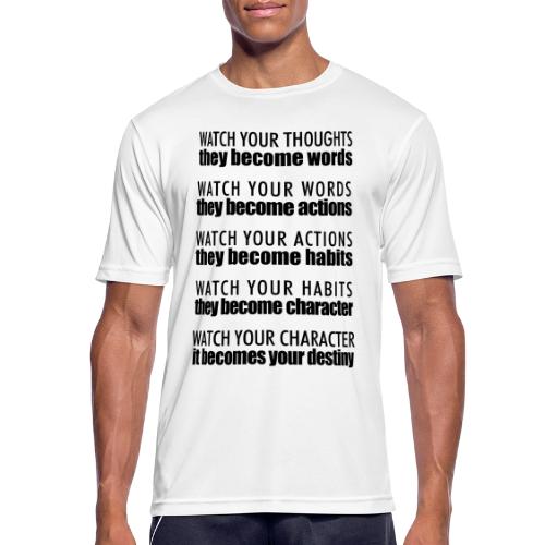 watch your thoughts - Men's Breathable T-Shirt