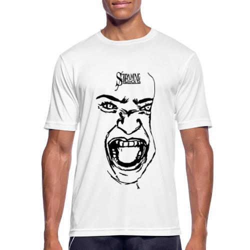 Screaming Face - Männer T-Shirt atmungsaktiv
